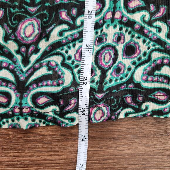 BA&SH Printed Lightweight Blouse 1/S Designer Office Casual - Picture 7 of 8